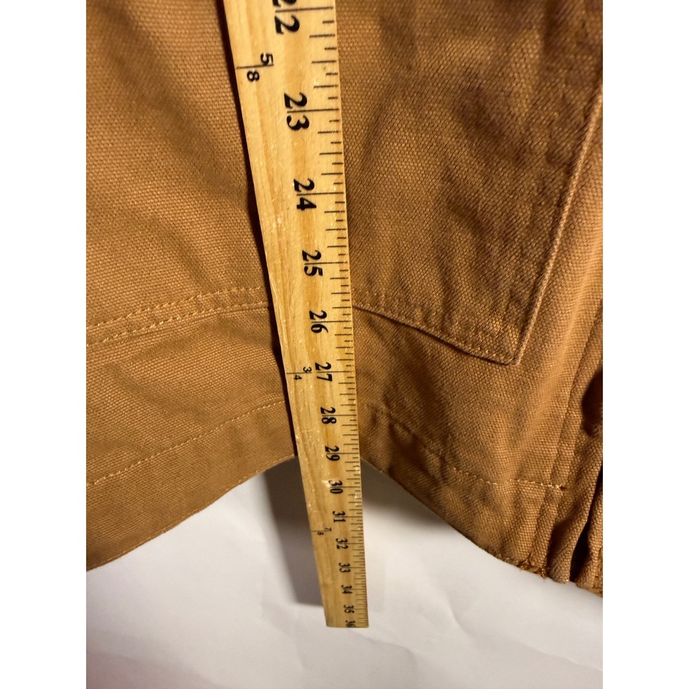 CornerStone Mens Duck Cloth Work Jacket Tan Flannel Lined Mission Mechanical L - Picture 9 of 9